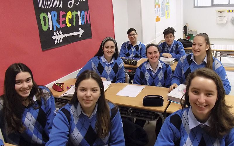 En clase en Colegio Liceo Mediterráneo